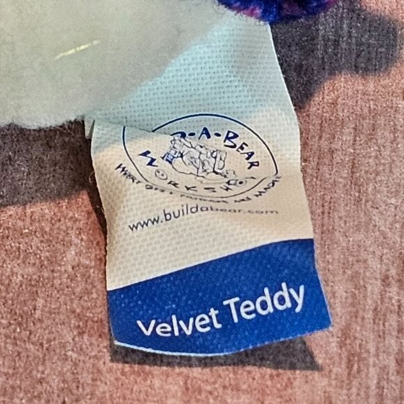 Build A Bear Mini 4 Inch Bears Peace Velvet Cuddly Teddy BAB - Picture 5 of 12